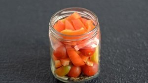 Помидоры с перцем на зиму