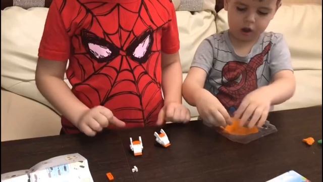 Лепка на канале Crazy Domik!ТРАНСФОРМЕР ИЗ КОСМИЧЕСКОЙ СЕРИИ.РАСПАКОВКА РОБОТА КОНСТРУКТОРА