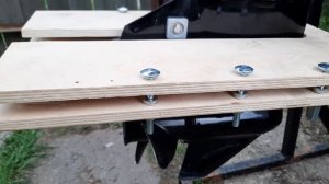 Телега для лодочного мотора своими руками