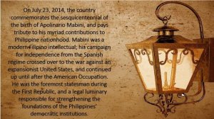 Apolinario Mabini's Memoirs ( Group 2 Readings In Philippine History)