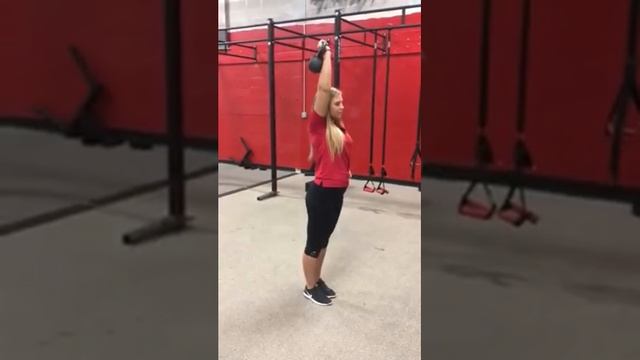 KB rack position lunge single arm 24 Hour Gym Dekalb Syacamore