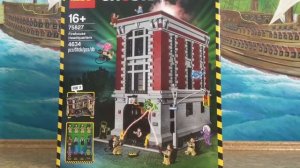 Распаковка Лего набора штаб квартира охотников за привидениями (скоро обзор)