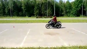обучение вождению мотоцикла ч.1
