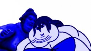 The Couple’s Blueberry Inflation Picture! 🫐Picture Made For Artistic Purposes Only