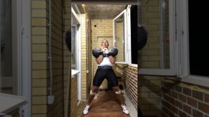 Толчок гирь по длинному циклу+толчок+рывок 24 кг/16+21+35 раз/2мин+2мин+2мин