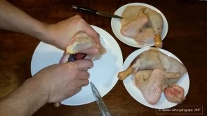 Как разделать курицу
