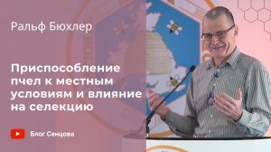 Как влияет приспособление пчел к местным условиям на селекцию? (Ральф Бюхлер, лекция 2)