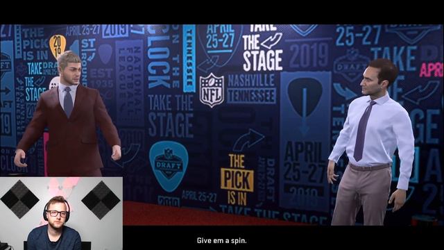 We Scored a 100 Yard Touchdown in Our First Ever NFL Game! Face of the Franchise Ep 2: The Draft