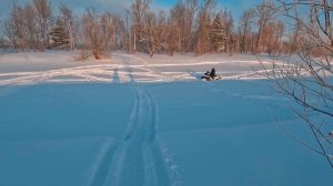 Снегоход. Сургут. Море снега. Катаем, копаем, загораем. 09.01.2022