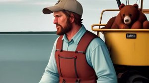 Рассказ про рыбака, медведя и трактор