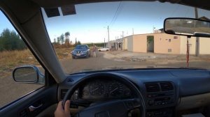 Honda Legend 1995 na estrada - Chegando no interior