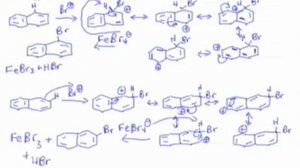 131. Polycyclic Electrophilic Aromatic Substitution Naphthalene: 1 vs 2-Substitution