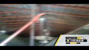 Зернометатель в работе! А 150РМ ВоронежТехАгро