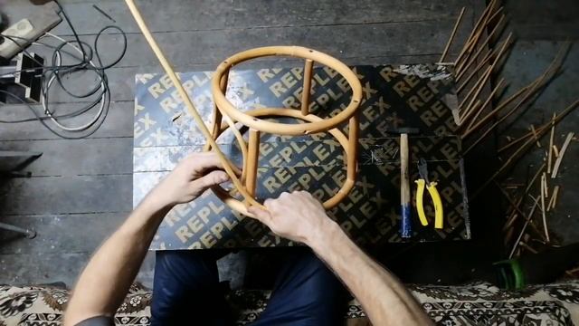 как сделать кресло папасан часть 1.