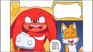 Наклз встречается с Руж?!  ( Соник Комикс )