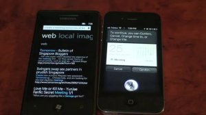 iPhone Siri против Windows Phone  