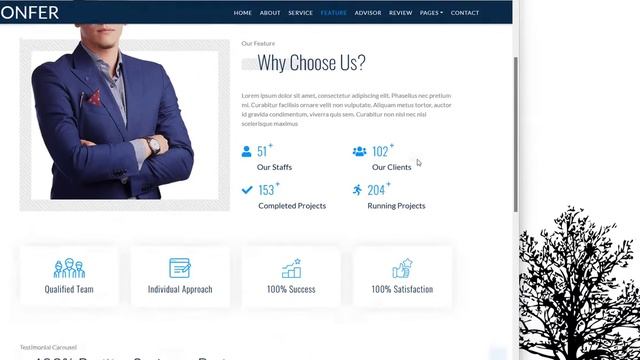 Consulting - Service - Agency Website Design - HTML - CSS - JS - 100% Free - Free Website Code ?