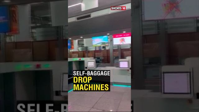 Indira Gandhi International Airport Gets Self Baggage Drop Facility | Delhi Airport | #shorts