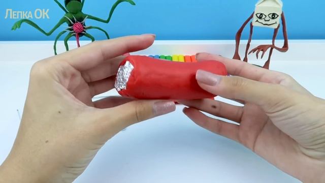 ГОРКА ПОЖИРАТЕЛЬ (The Extra Slide) и фигурка Лягушки (Ribbit) | Лепим Творения Тревора Хендерсона смотреть онлайн