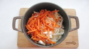 Плов с курицей и свининой