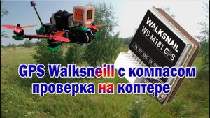 GPS Walksneill с компасом проверка на коптере