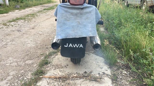 Ява 634.8.15 1979 г.вып. Работа двигателя. Холодный, горячий запуск ...