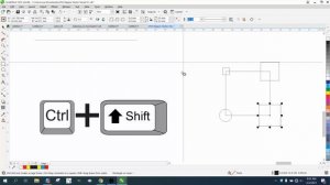 Corel Draw Tips & Tricks Shift and Ctrl to draw a object from a point