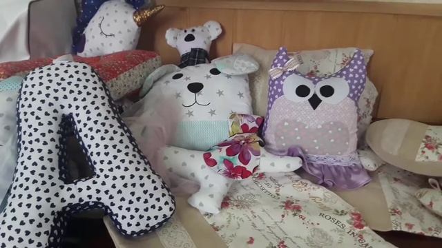 Мягкие игрушки, игрушки подушки, интерьерные игрушки и просто красивые подушечки.
