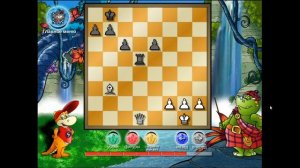 Уроки шахмат►Динозаврики учат шахматам. Урок 10.