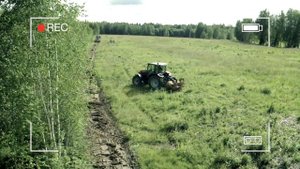 Трактор Т-150 или Massey Ferguson для расчистки? Мульчер и ротоватор вместе на одном поле