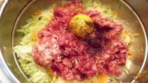 Котлеты из пекинской капусты с фаршем