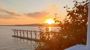 Закат солнца на море