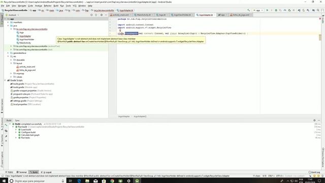 #12 - RecyclerView com Kotlin - Curso de Desenvolvimento para Android смотреть онлайн