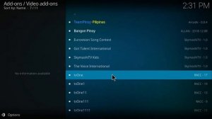 Kodi настройки