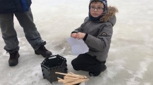 Обзор на мини Печку щепочницу  походное