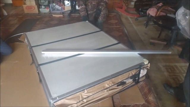 Распаковка автопалатки KAMPINA ORT 02L 165 Hard PRO ч1