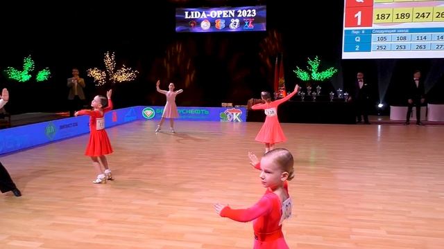 Дети-1 (Соло Н) 1/4 финала: медленный вальс, квикстеп - Lida Open 2023 спортивные бальные танцы смотреть онлайн