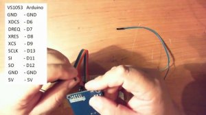 Модуль проигрыватель MP3 обзор Module VS1003 VS1053 MP3