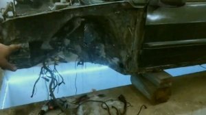 Охреневаем от состояния передней части автомобиля.  Восстановление ВАЗ 2114, Ч.4.mp4