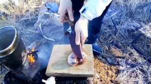 Пикник. Готовим в походном котелке на щепочнице