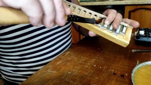 Восковка голосовых планок на резонатор