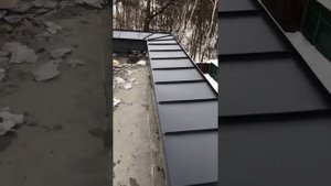 Парапетные крышки на плоской крыше из фальца / Дневник Домостроителя