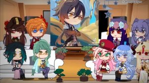 Liyue react to zhongli •||1/1||• (guili, zhonchi)