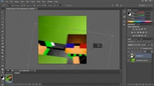 How to make a Minecraft Profile Picture for Youtube (Photoshop)