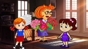 Самый лучший подарок для учительницы на 8 марта Девочки приготовили сюрприз