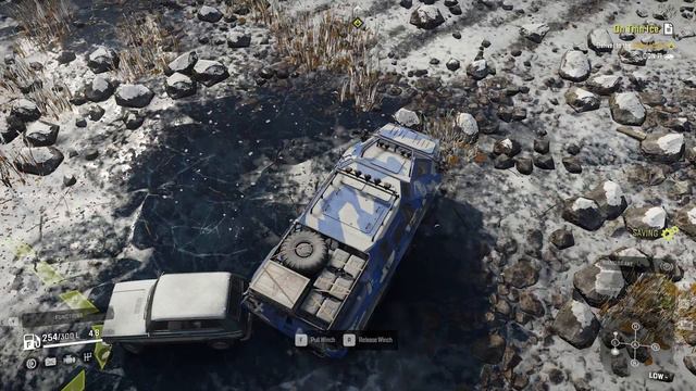 Snowrunner - Don 71 dead stuck On Thin Ice