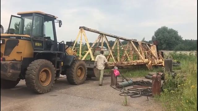 Демонтаж козлового крана смотреть онлайн