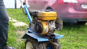 Мотоблок МБ-2 "Нева" #2 Окучиваем картофан