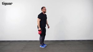 Гиря Tiguar с виниловым покрытием