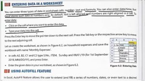 COMPUTER ICON 10 PART-1 CLASS-6 CH-6 MICROSOFT EXCEL 2010